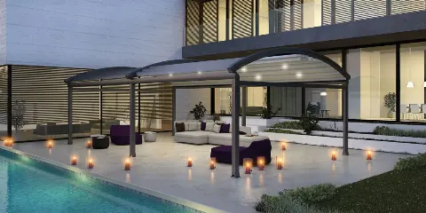Pergola sistemleri uygulaması 8