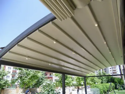 Pergola sistemleri uygulaması 5